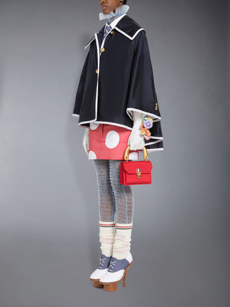 Taffeta Metal Handle Mini School Bag 6