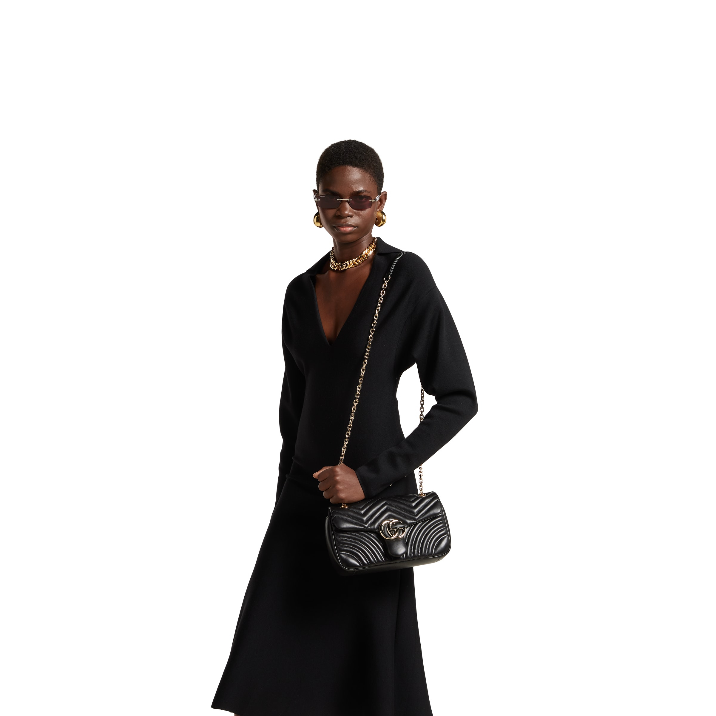 GG Marmont medium shoulder bag - 4