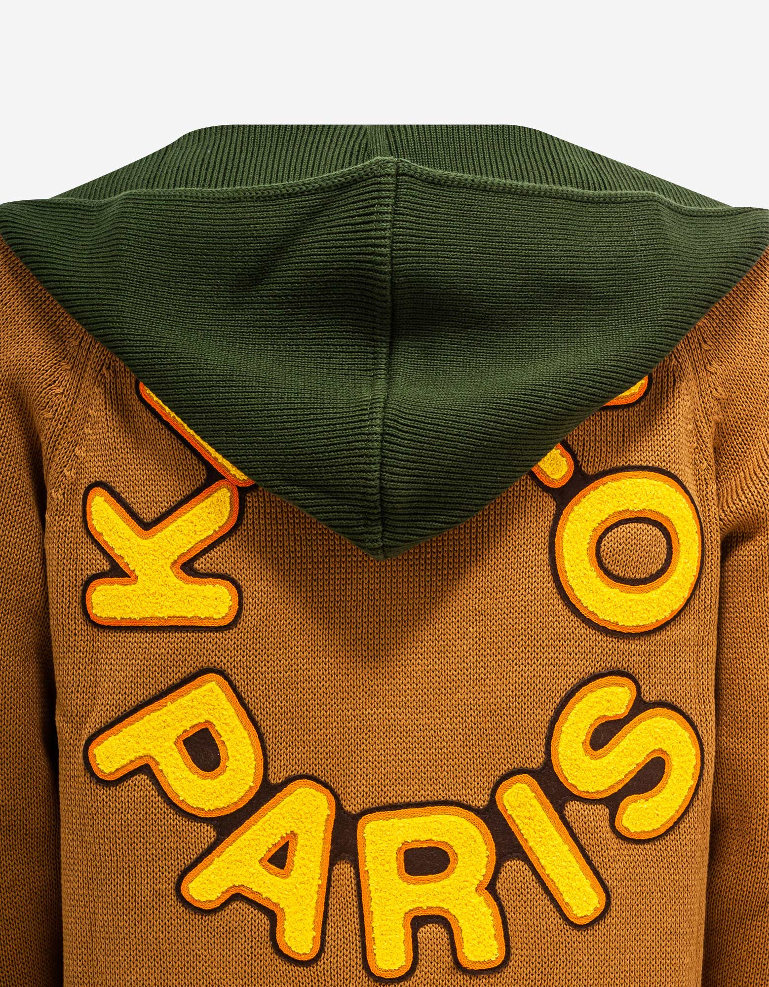 Kenzo Yellow Hooded Cardigan - 5