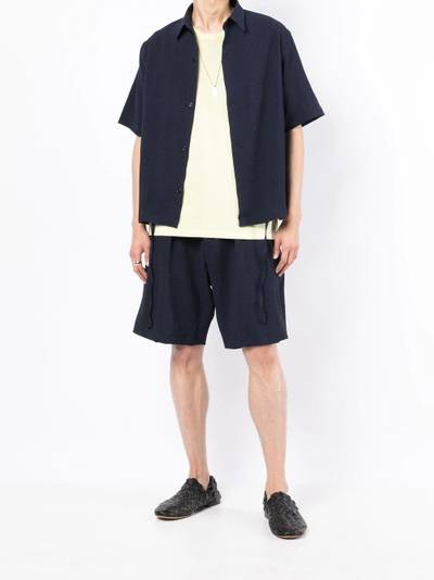 Paul Smith wide-leg wool Bermuda shorts outlook