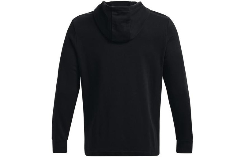 Under Armour Under Armour Rival Terry Pullover Hoodie 'Black Grey' 1369470-001 outlook