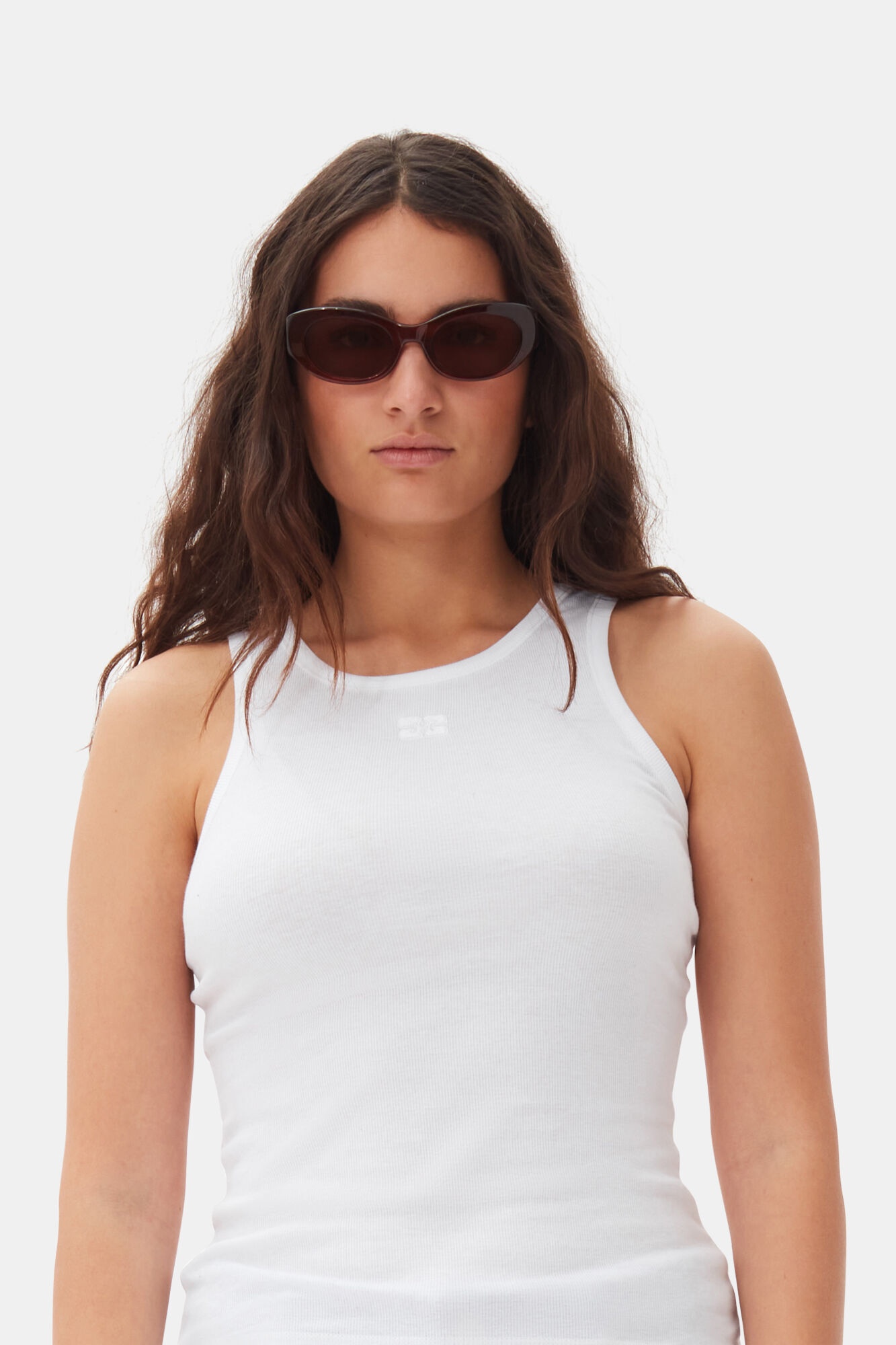 GANNI X ACE & TATE TIGER'S EYE DAKOTA SUNGLASSES - 5
