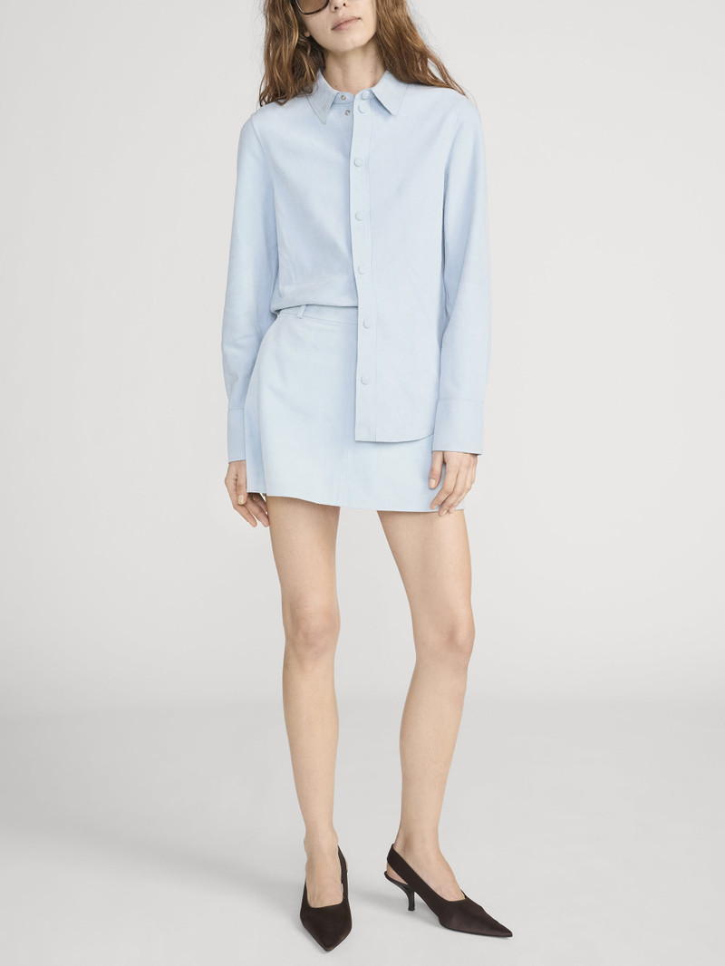 FRAME The Suede Slim Shirt outlook