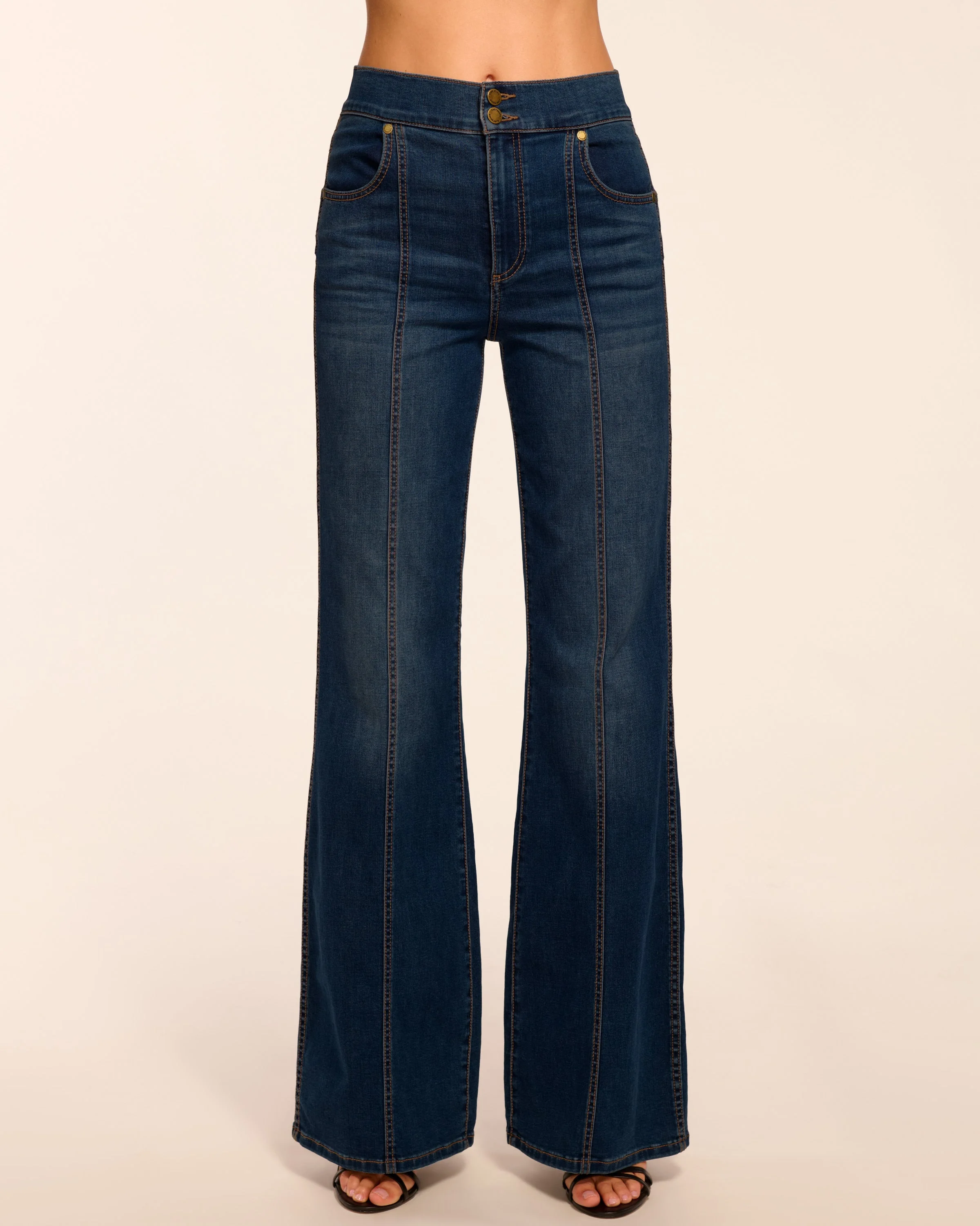 Tina High-Rise Wide Leg Jean | DARK RINSE - 1
