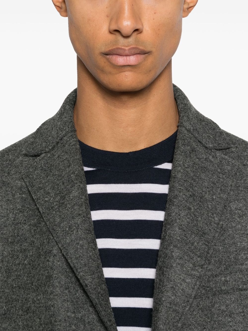 boiled-wool coat - 5