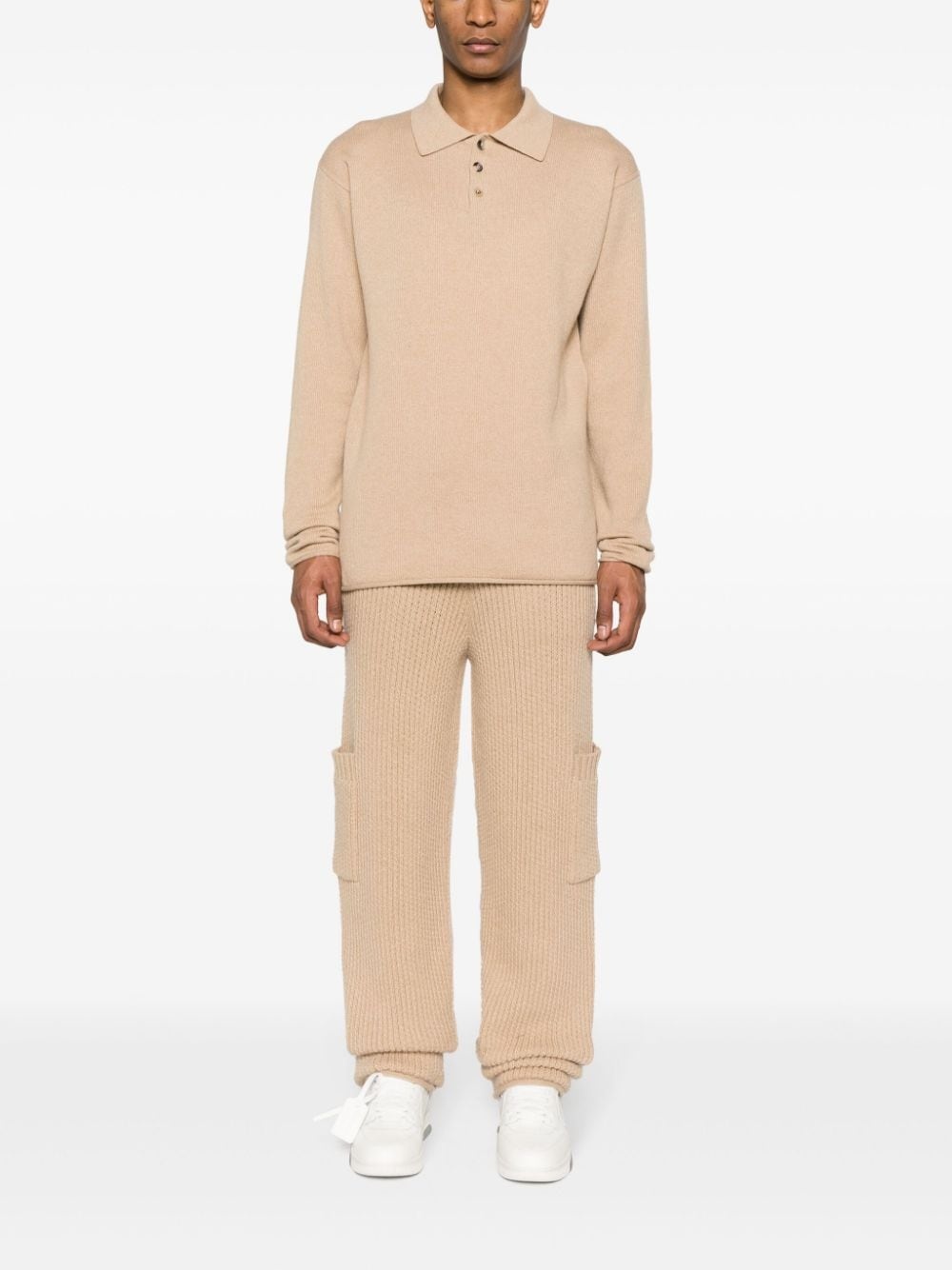 Finest ribbed polo top - 2