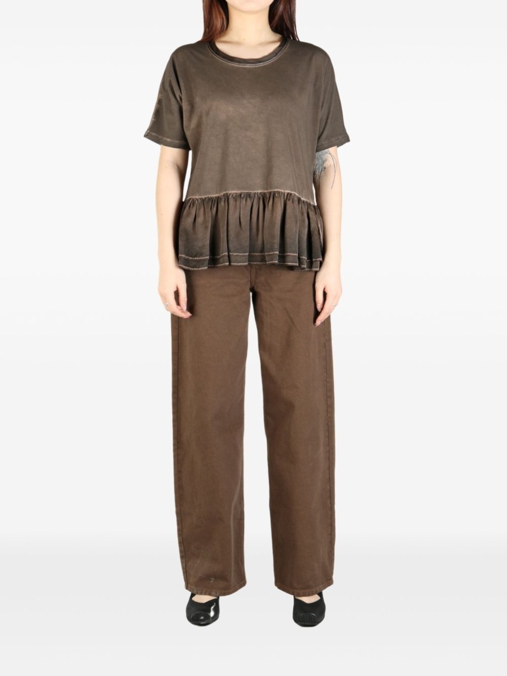 peplum T-shirt - 2