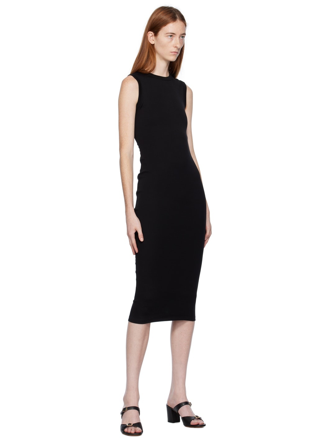 Black Esmé Midi Dress - 4