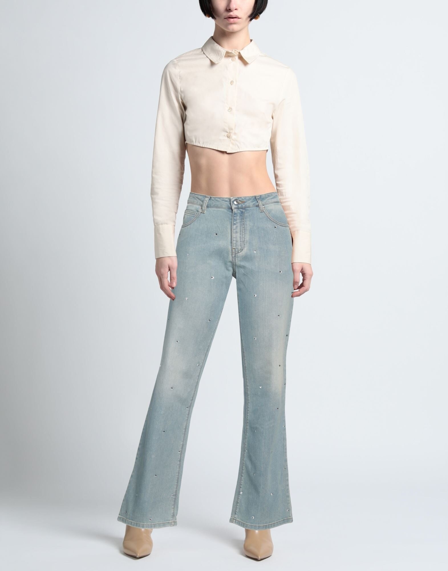Blue Women's Denim Pants - 2