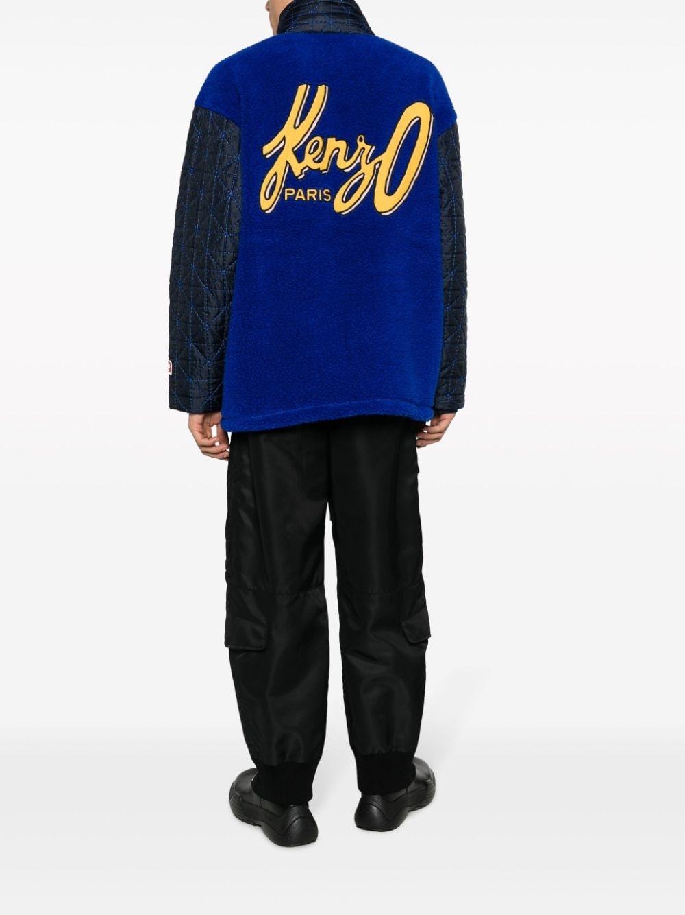 zip-up fleece bomber jacket - 2