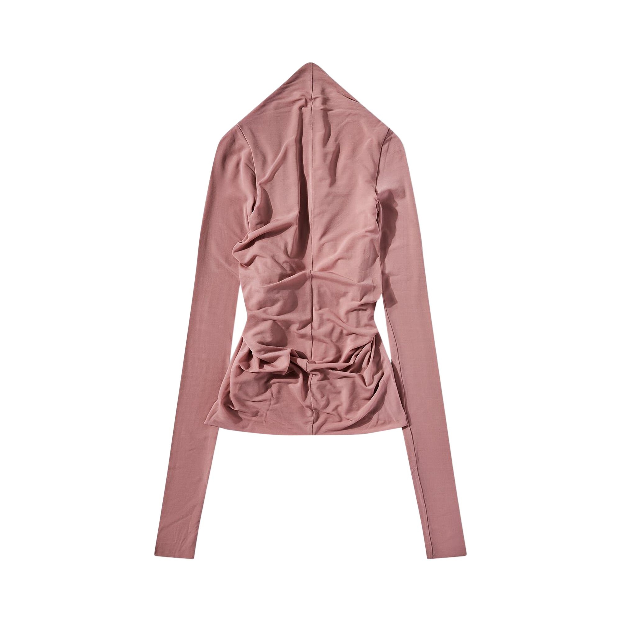 Rick Owens Long-Sleeve Prong T-Shirt 'Dusty Pink' - 2