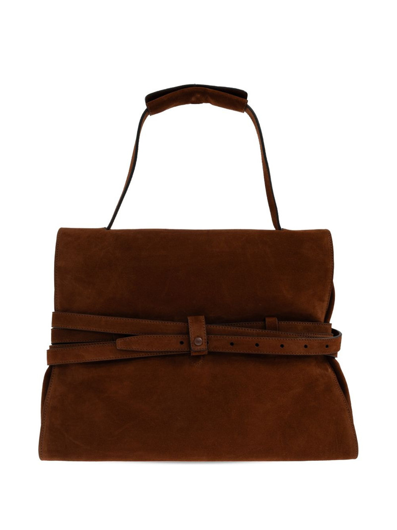 belted top-handle tote bag 3