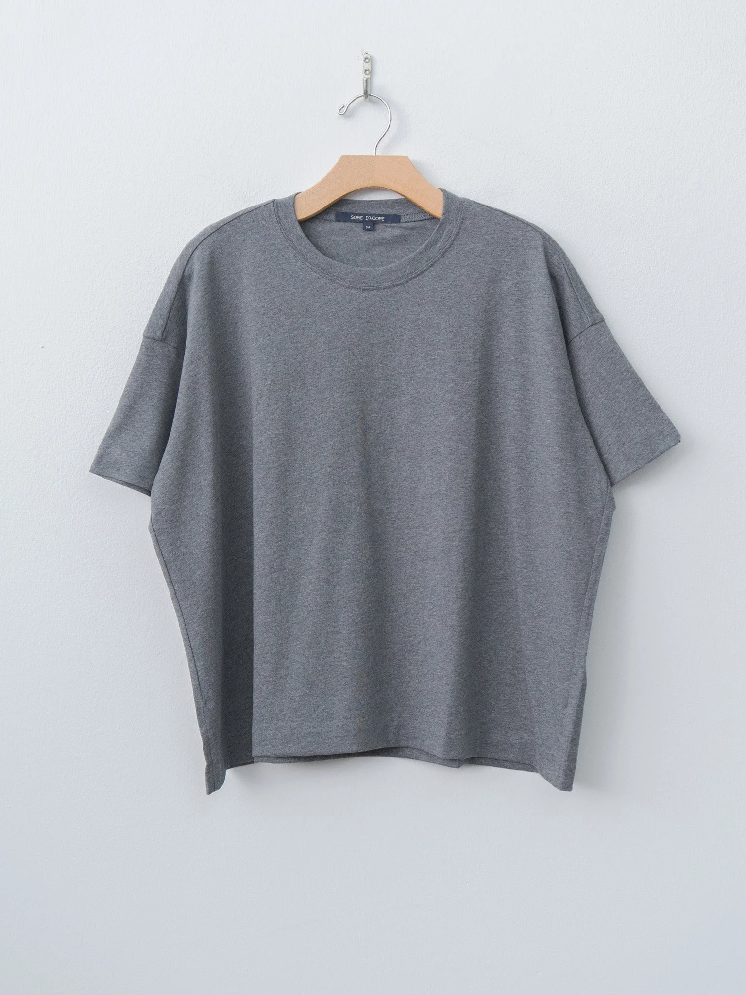 Tilly Tee - Mid Gray Melange - 1