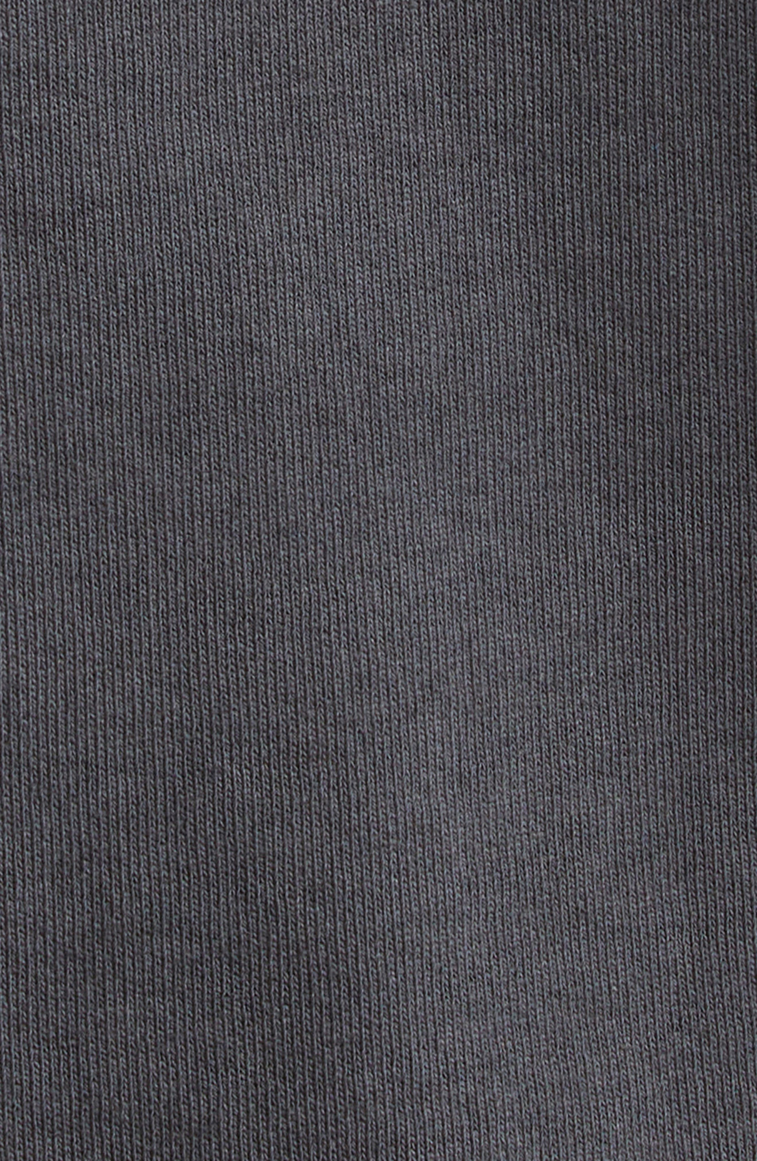 Sporty & Rich HWCNY Oversize Cotton Fleece Graphic Hoodie in Faded Black at Nordstrom - 6
