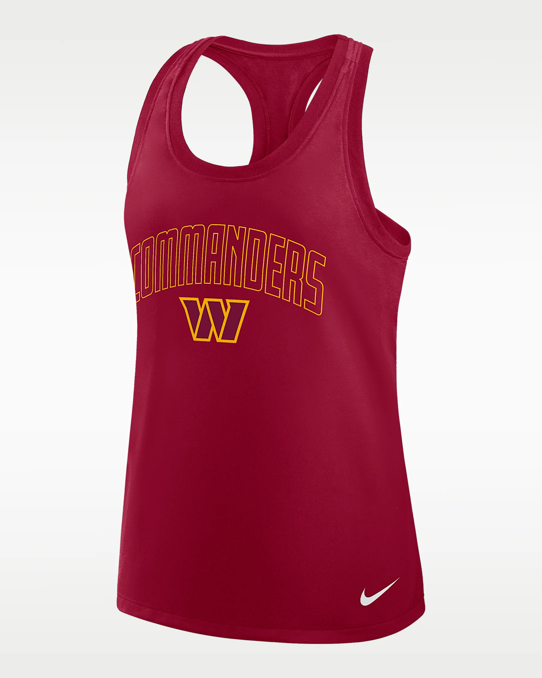 Washington Commanders Primetime Women's Nike Dri-FIT NFL Racerback Tank Top - 1