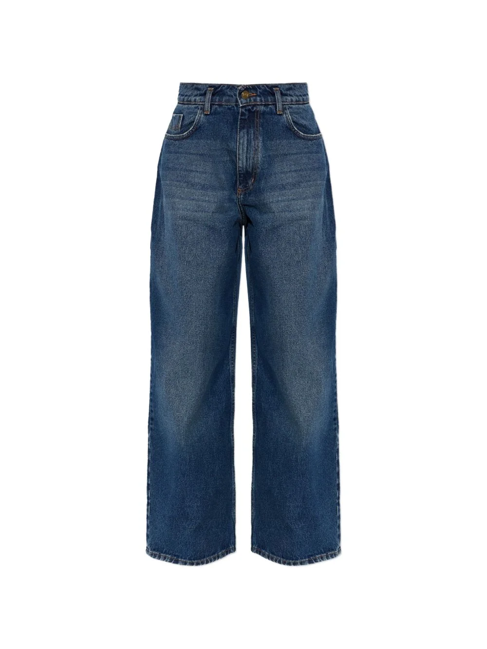 faded-effect button-detail jeans - 1