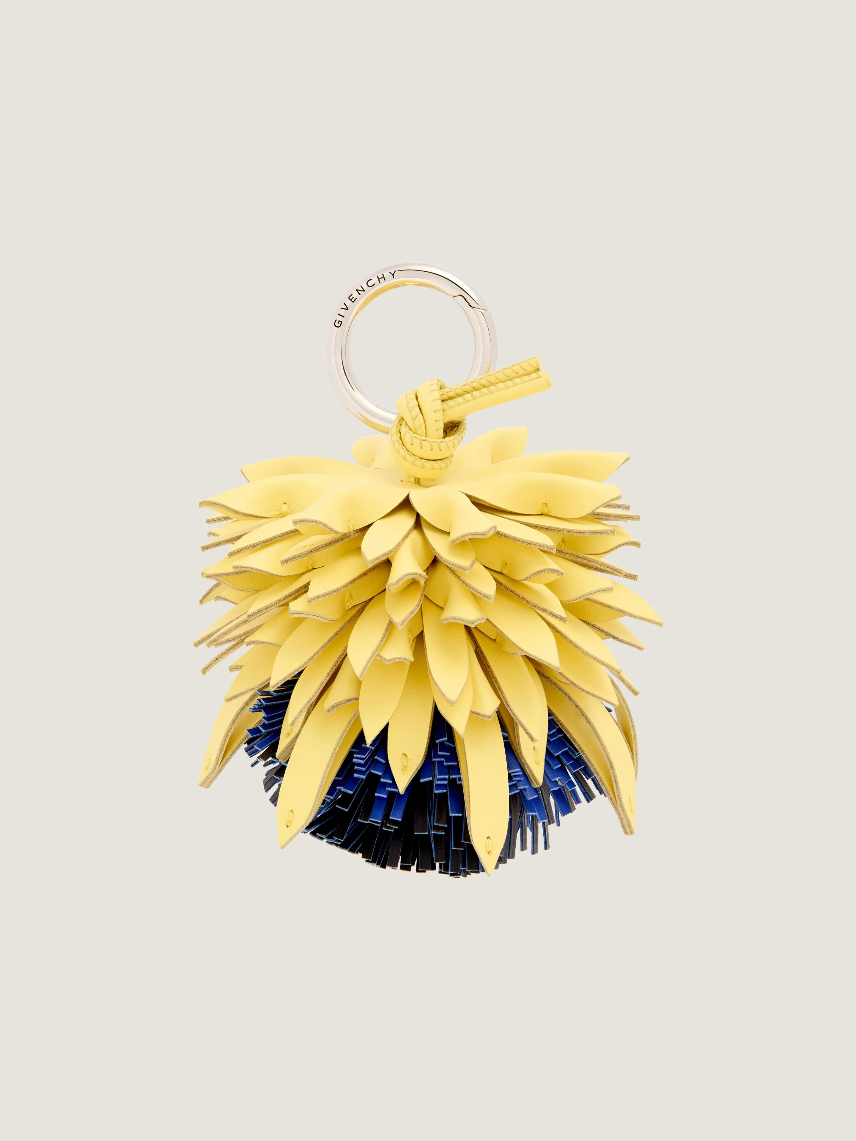 BICOLOR THISTLE CHARM IN NAPPA LEATHER - 1