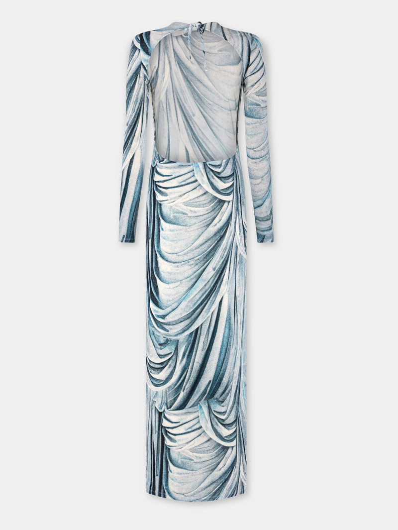 TROMPE L'¿IL BLUE STATUE PRINT에 있는 SECOND-SKIN DRESS 5
