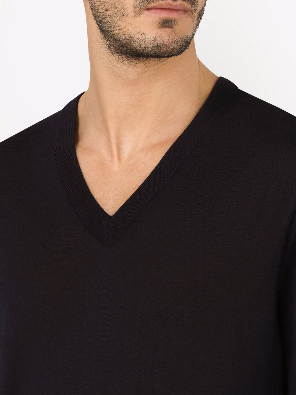 V-neck cashmere jumper - 5