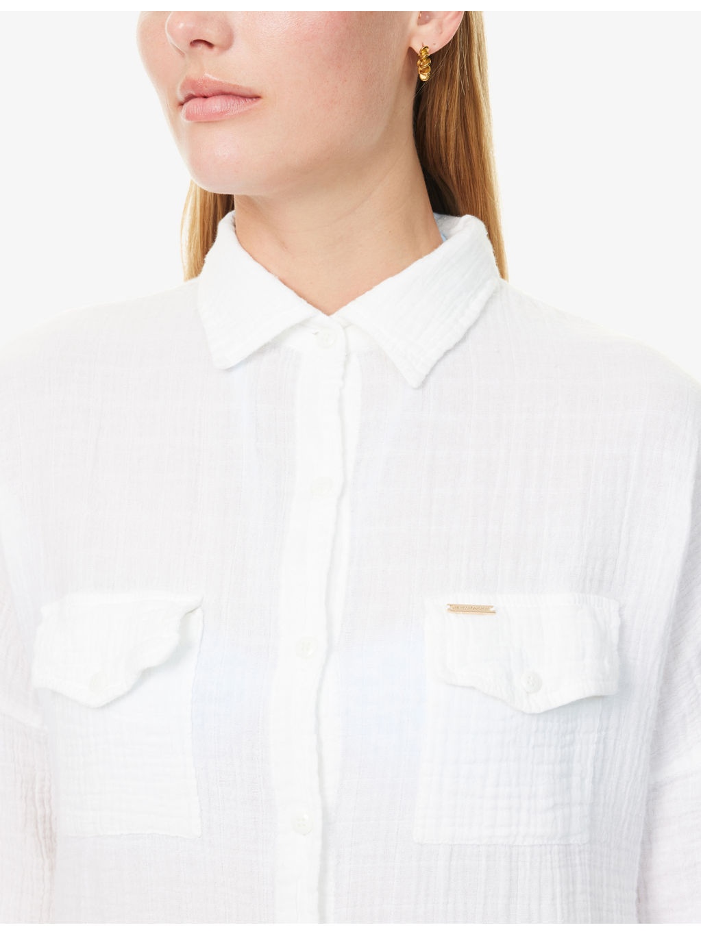 Elena Cotton Beach Shirt - 5