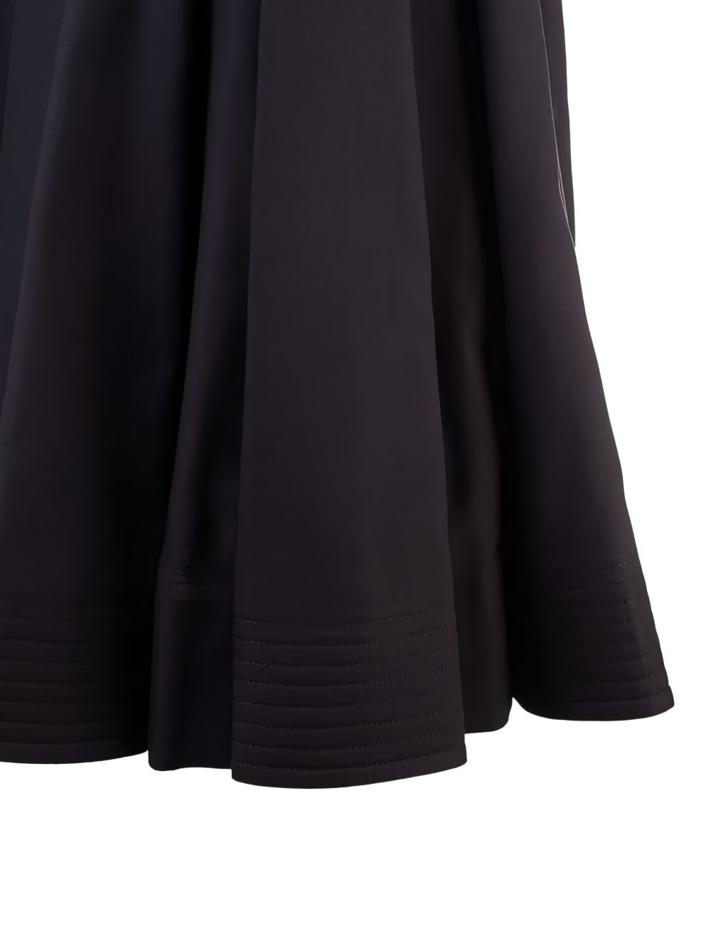 pleated panelled skirt - 3