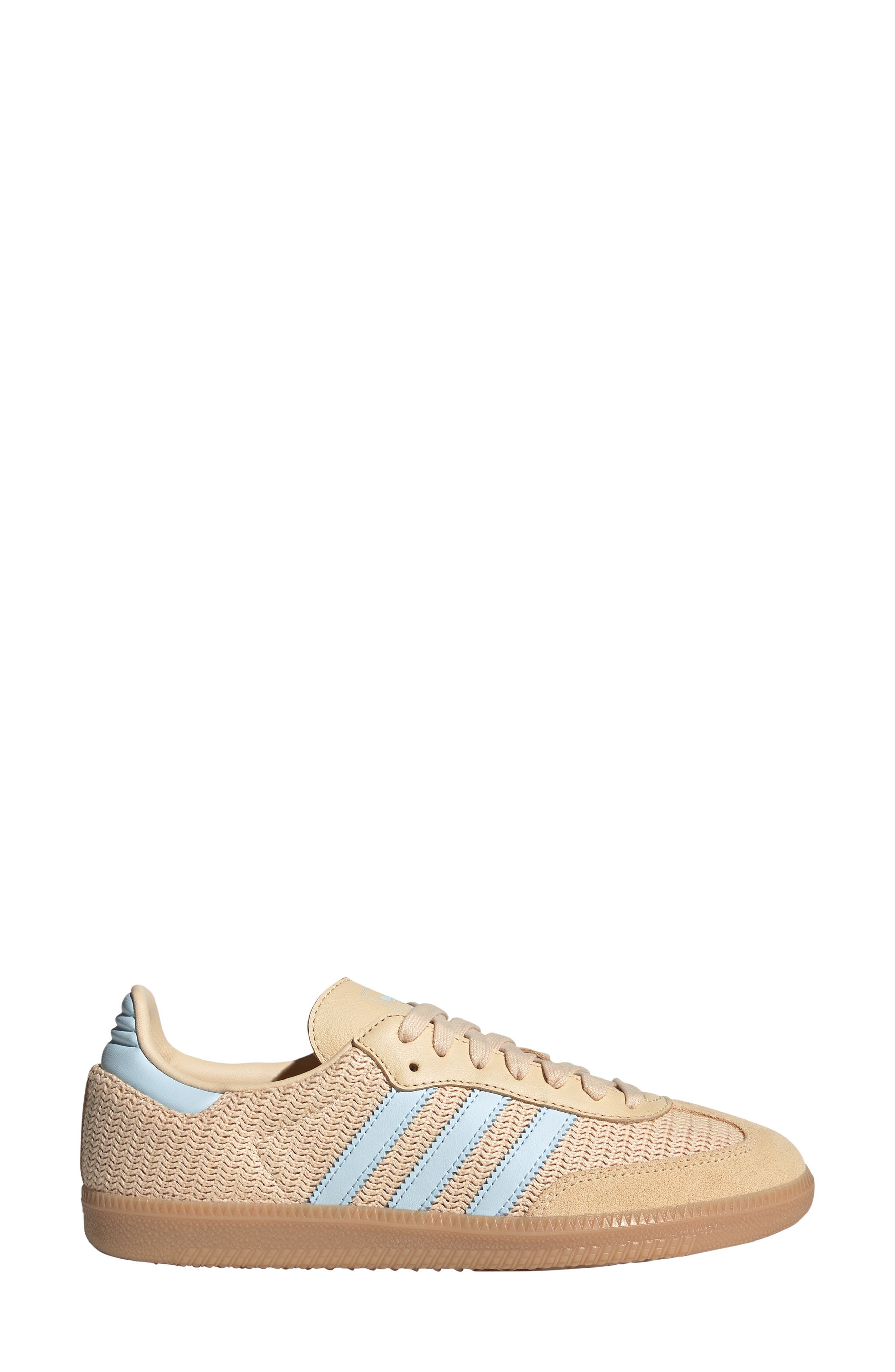 adidas Samba OG Sneaker in Sand Strata/Sky Tint at Nordstrom - 3