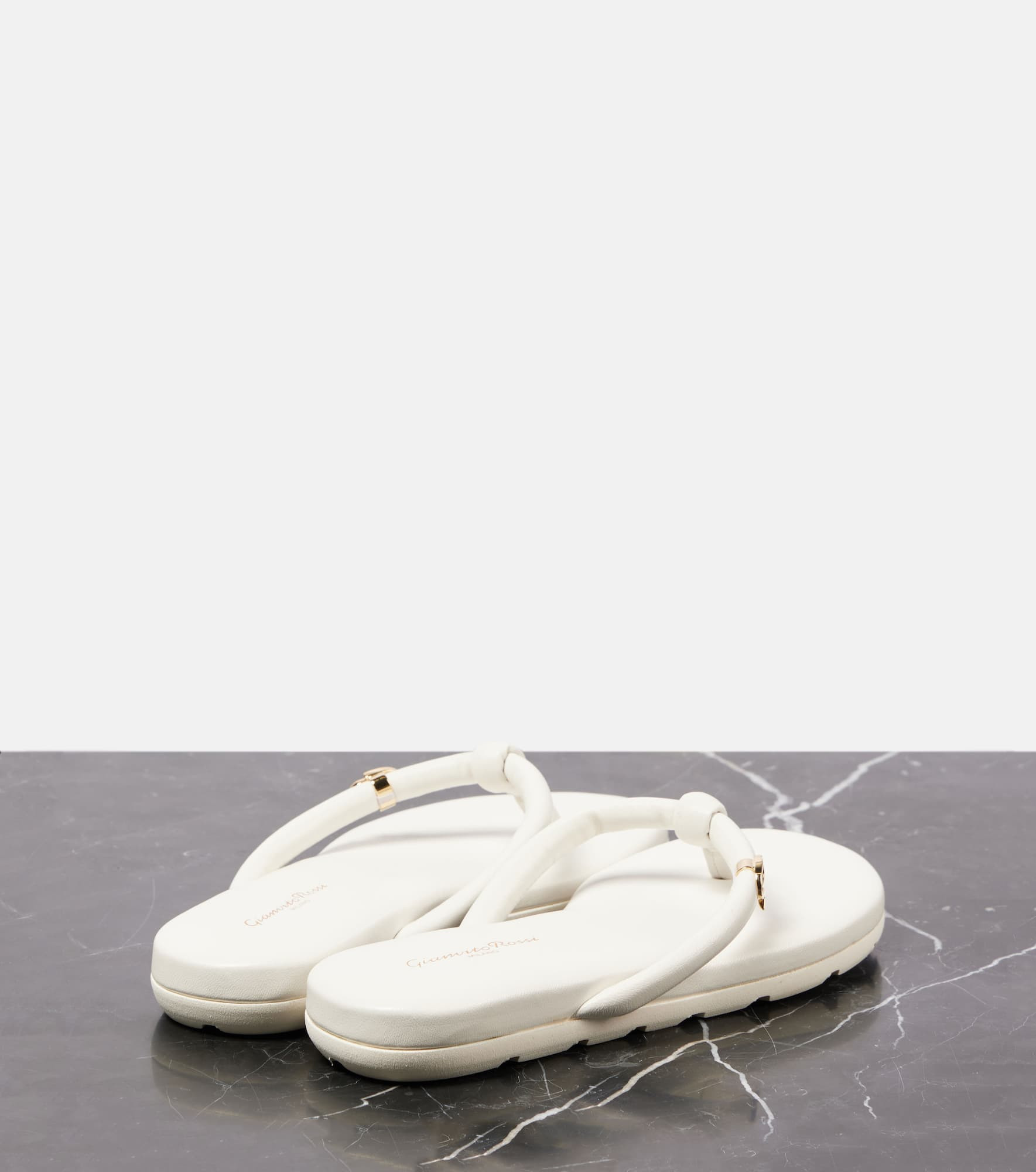 Juno leather thong sandals - 2