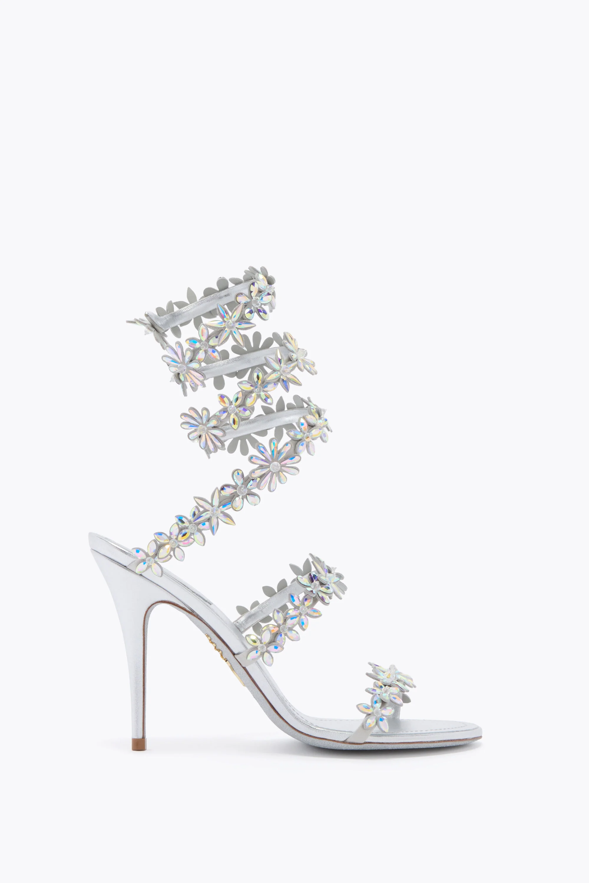 EVA METALLIC SILVER SANDAL 100 - 1