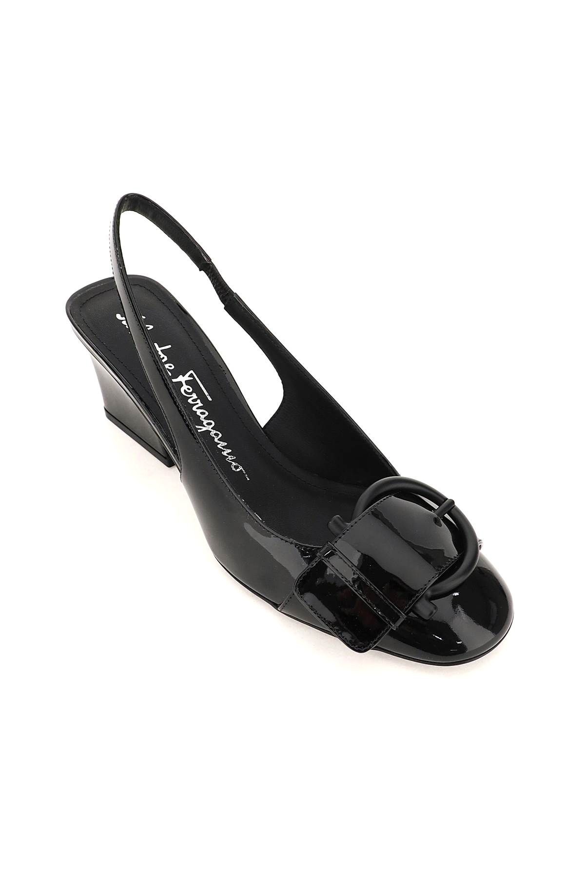 PATENT LEATHER GANCINI SLINGBACK - 4