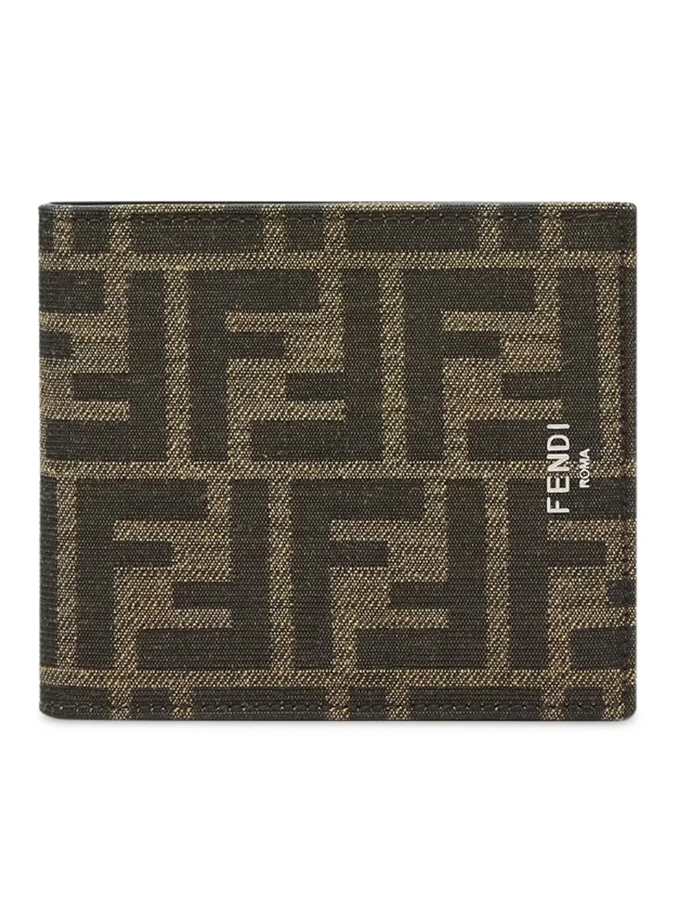 FENDI FF JACQUARD WALLET - 1