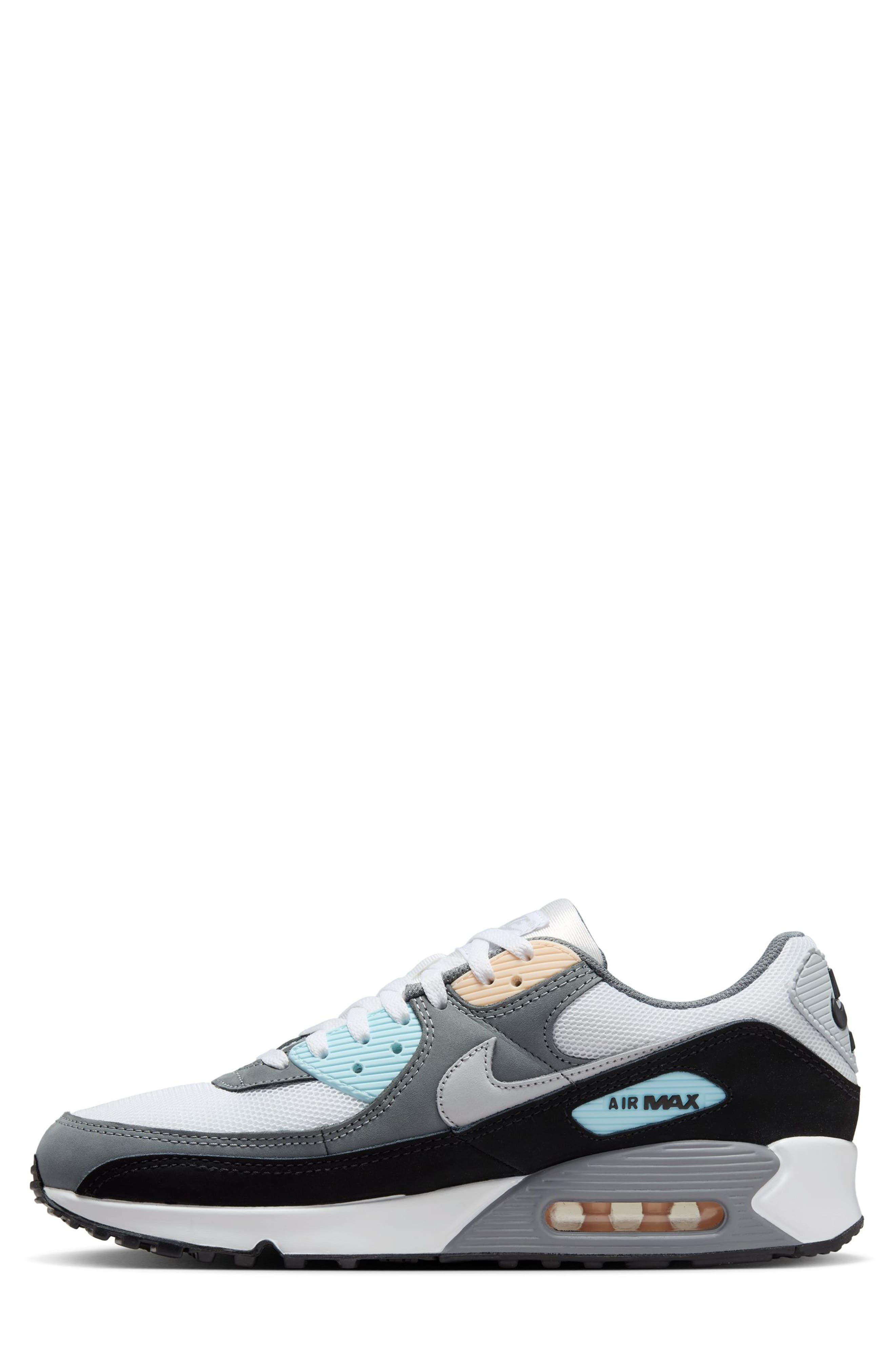 Nike Air Max 90 Sneaker in Cool Grey/Platinum/Black at Nordstrom - 6
