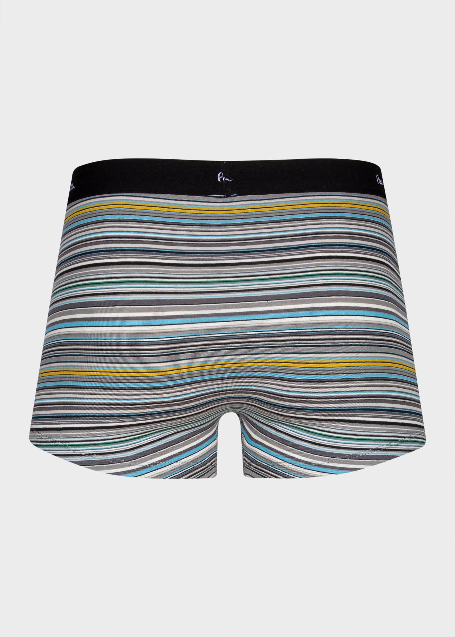'Signature Stripe' and Plain Boxer Briefs Five Pack - 8