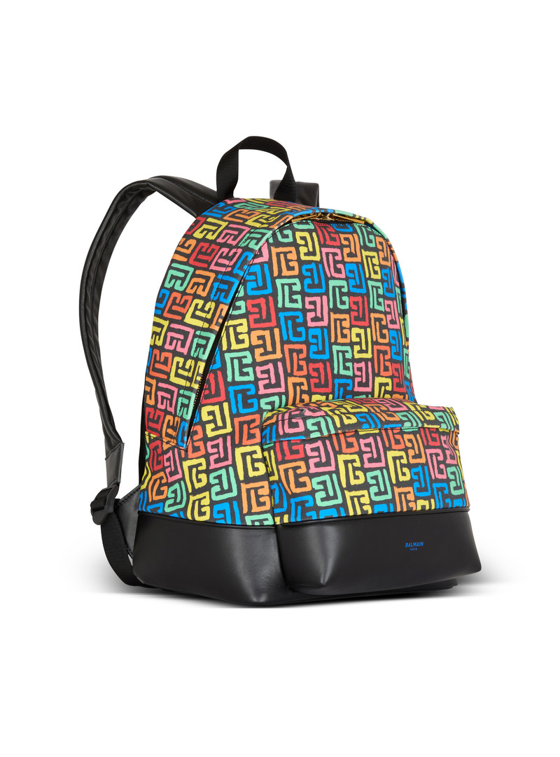 Multicoloured PB Labyrinth canvas backpack 3