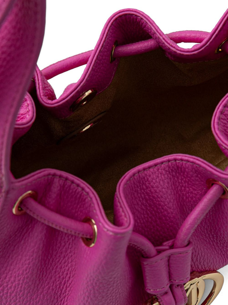 drawstring logo-plaque shoulder bag 3