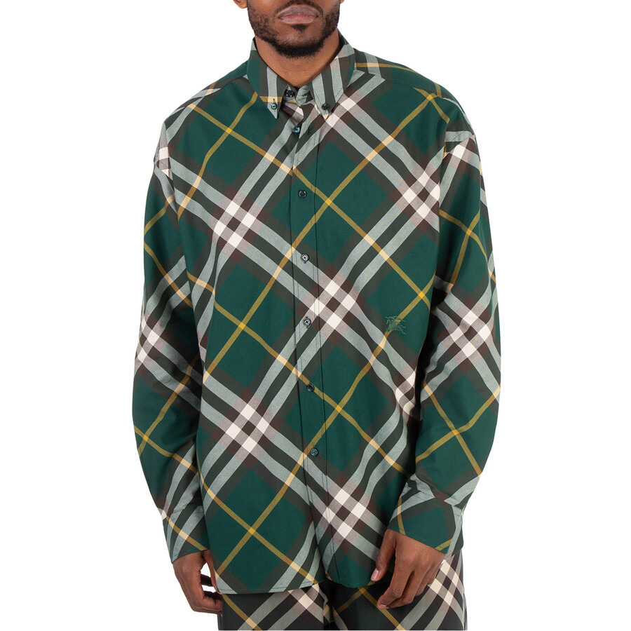Burberry Ekd-Embroidered Check Cotton Shirt - 3