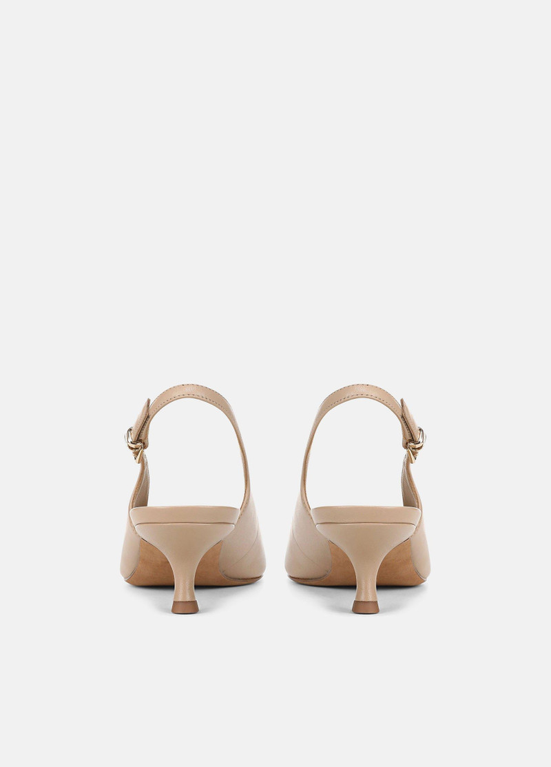 Vince Sabra Leather Slingback Heel outlook