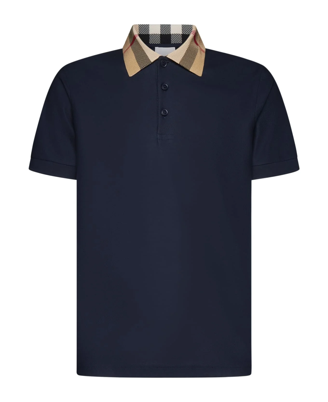 Midnight Blue Piquet Polo Shirt - 1