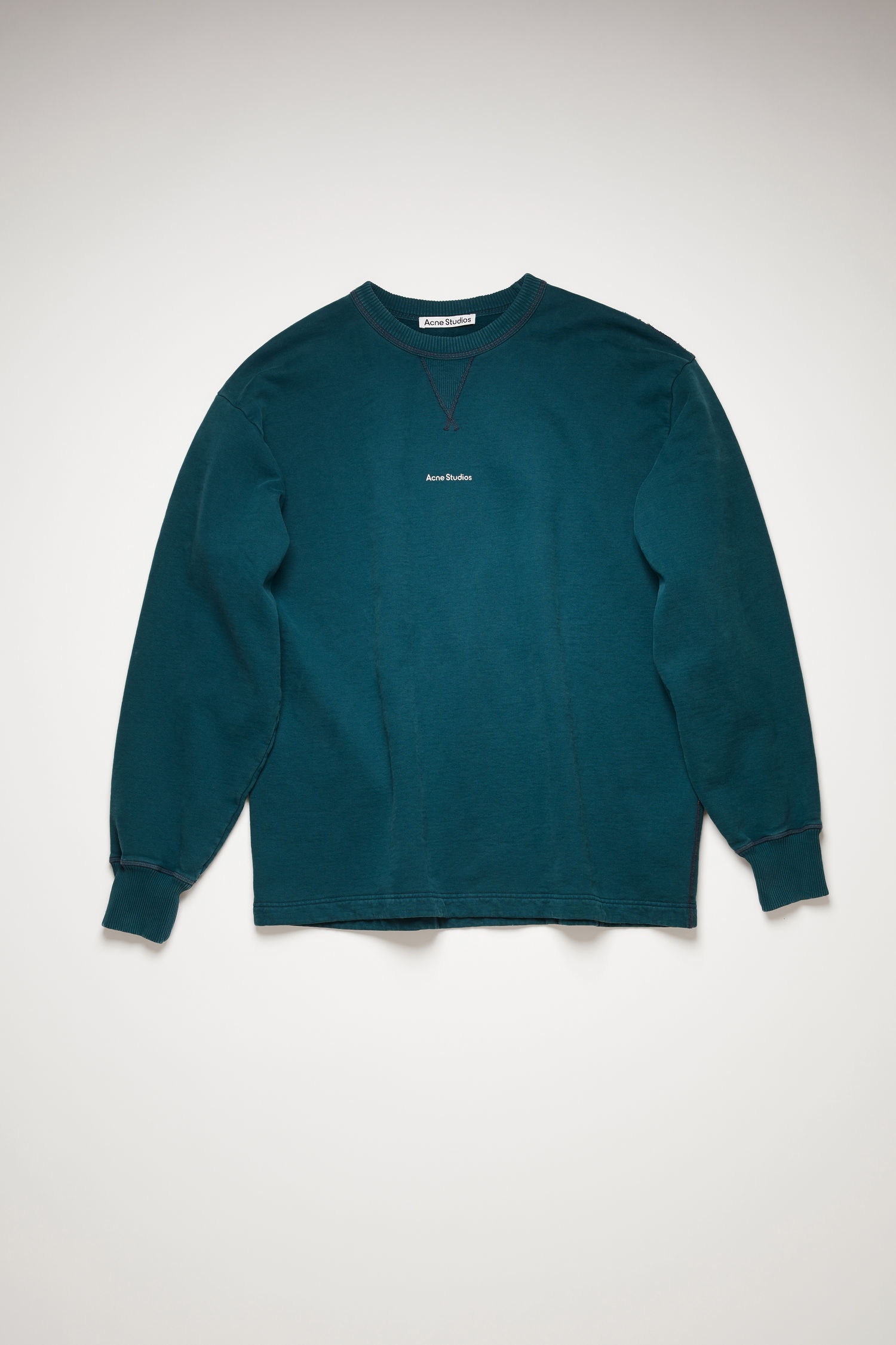 Logo print sweatshirt deep petrol - 5