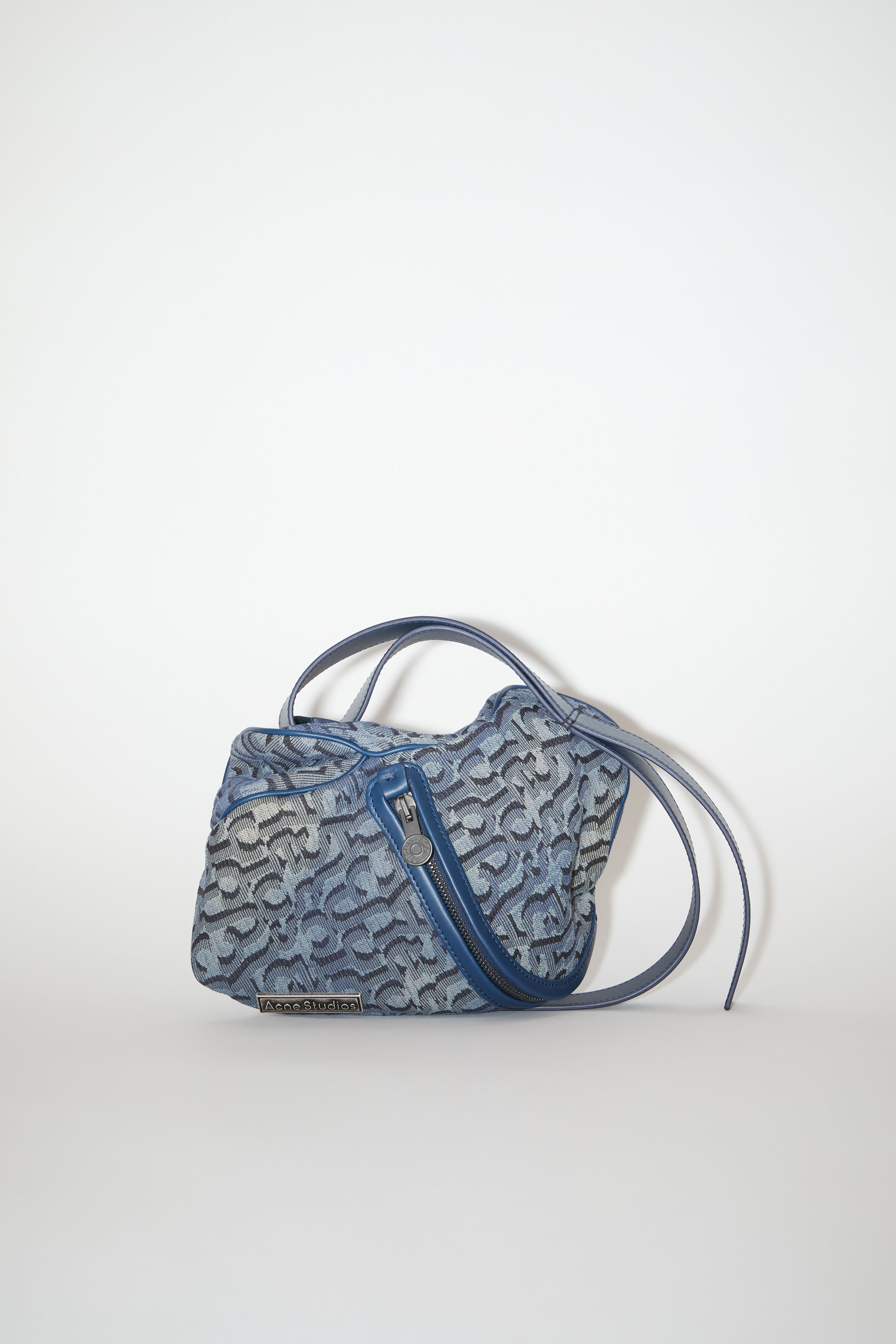 Monogram mini pouch - Denim Blue - 1