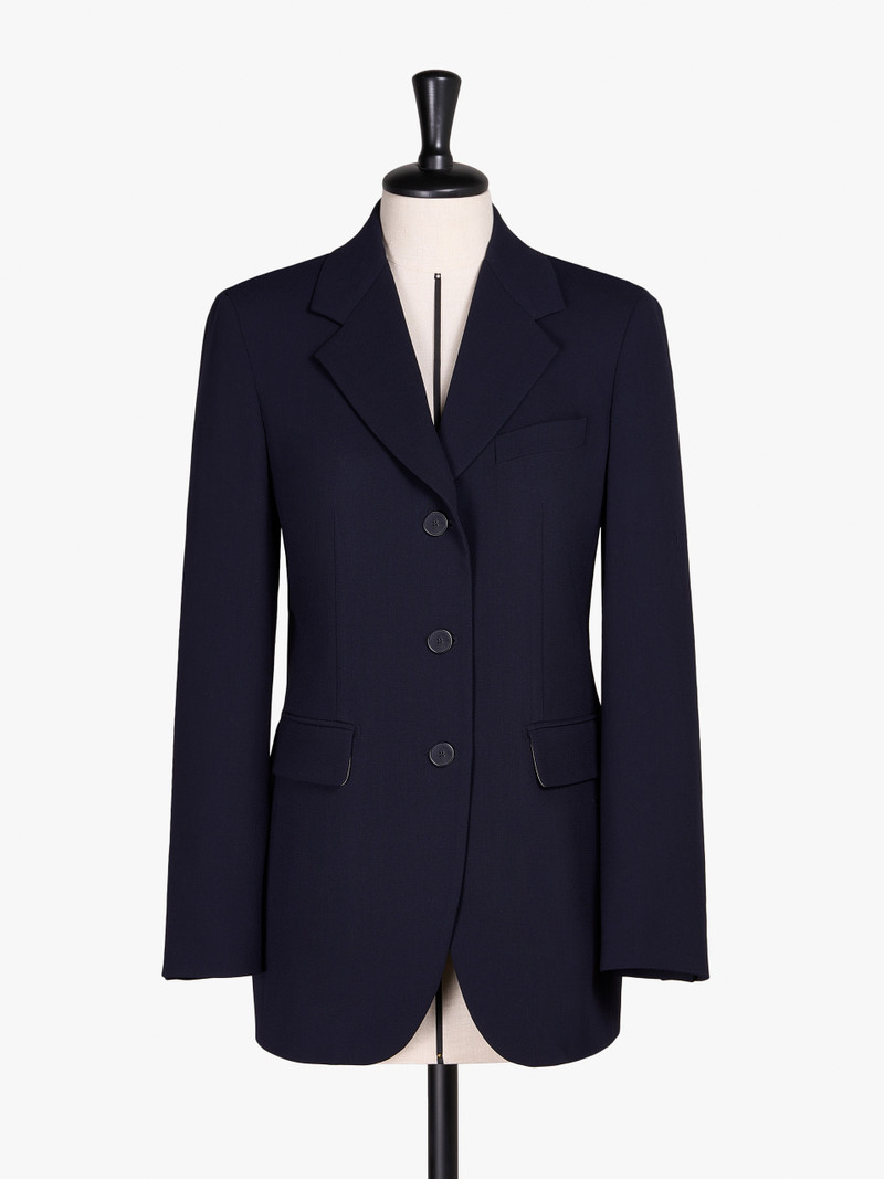 PEPLI Single-breasted wool cady blazer 1