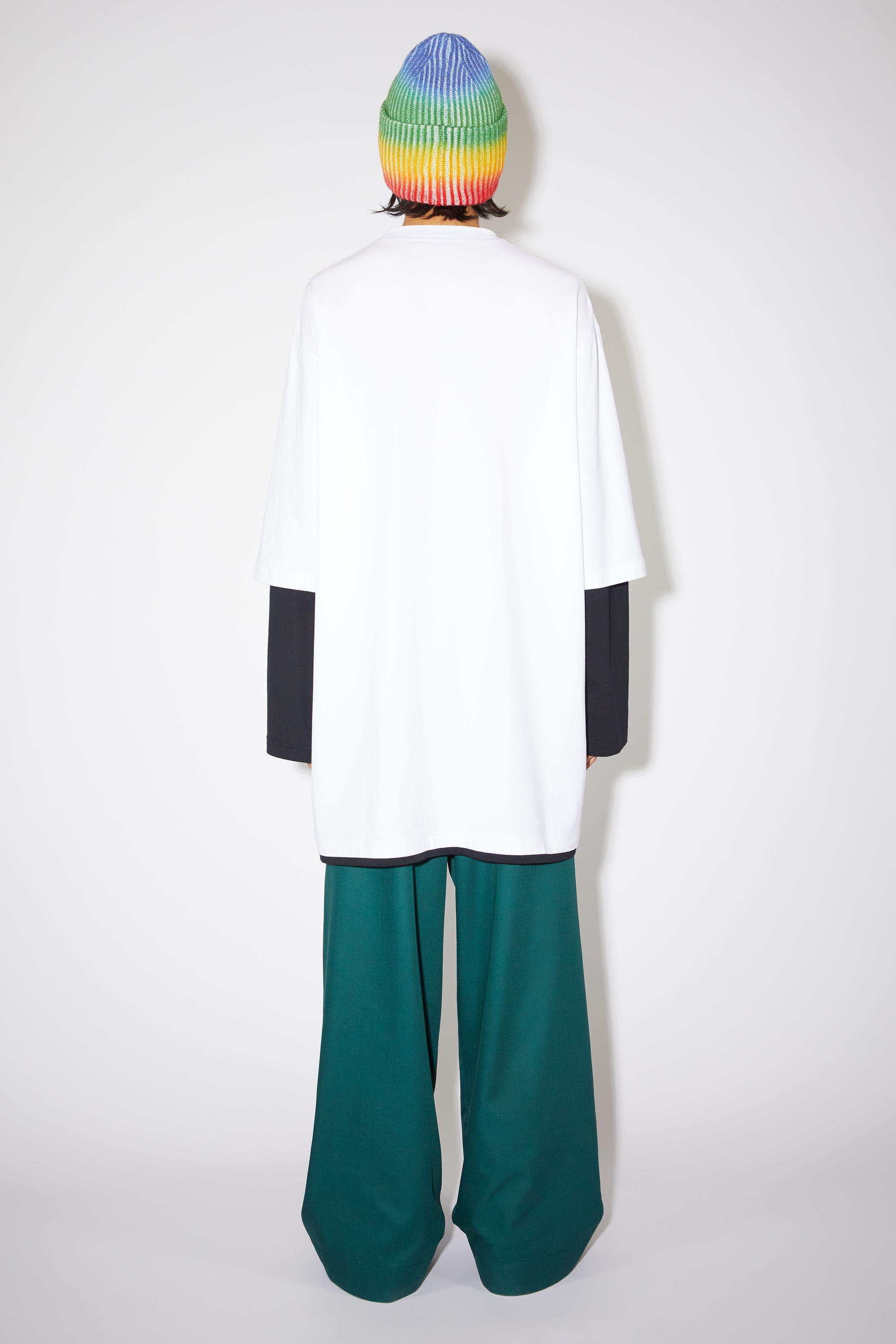 Acne Studios Rainbow long sleeve t-shirt - Optic White
