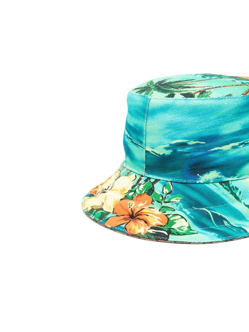 graphic-print bucket hat - 2