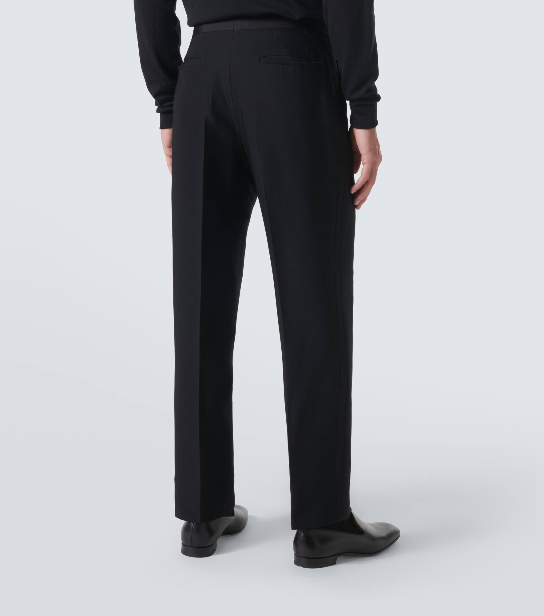 Single-breasted wool suit - 6