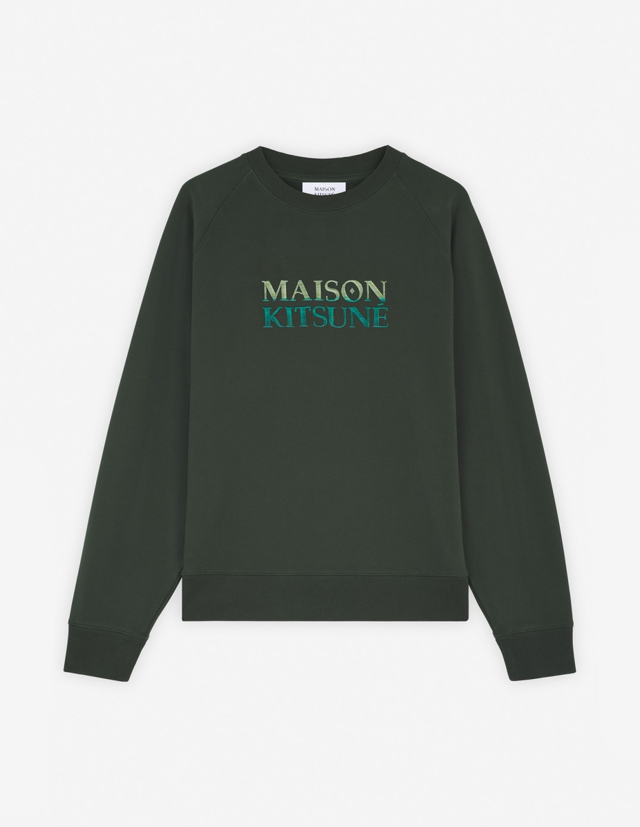 MAISON KITSUNE｜ (GRADIENT MAISON KITSUNE OVERSIZE SWEAT Maison Kitsuné GRADIENT MAISON KITSUNE OVERSIZE SWEATSHIRT