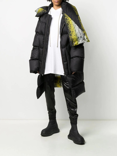 Rick Owens DRKSHDW oversized drawstring hoodie outlook