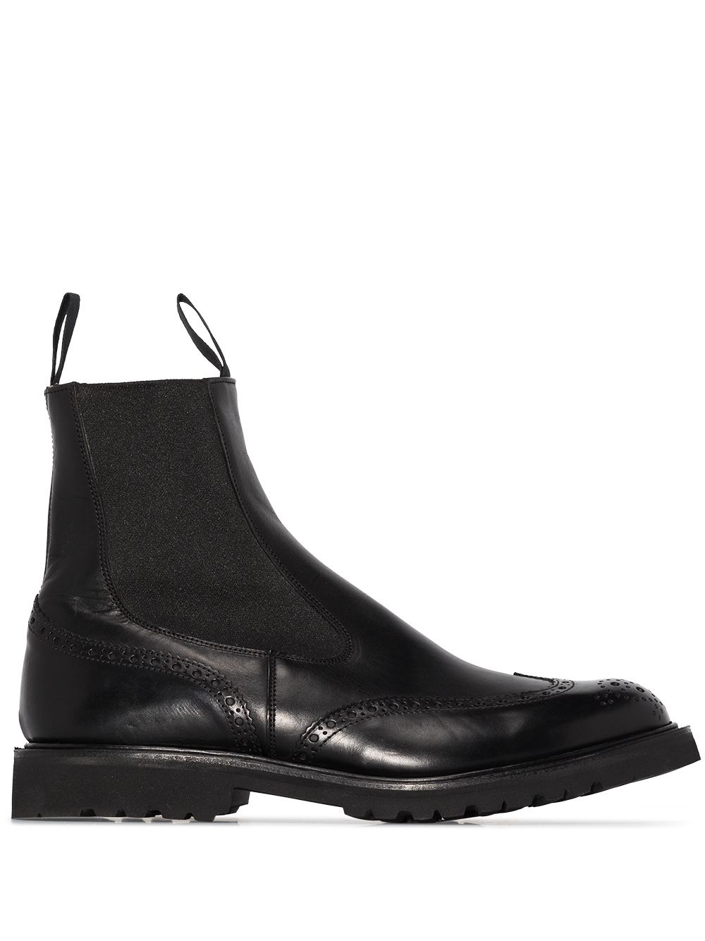 Henry perforated Chelsea boots - 1