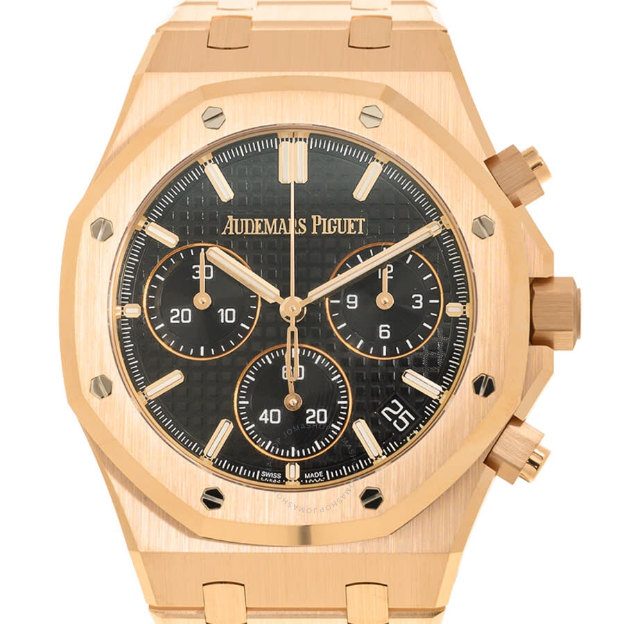 Audemars Piguet Royal Oak"50th Year Anniversary" Chronograph Automatic Black Dial Men's Watch 26240O - 1