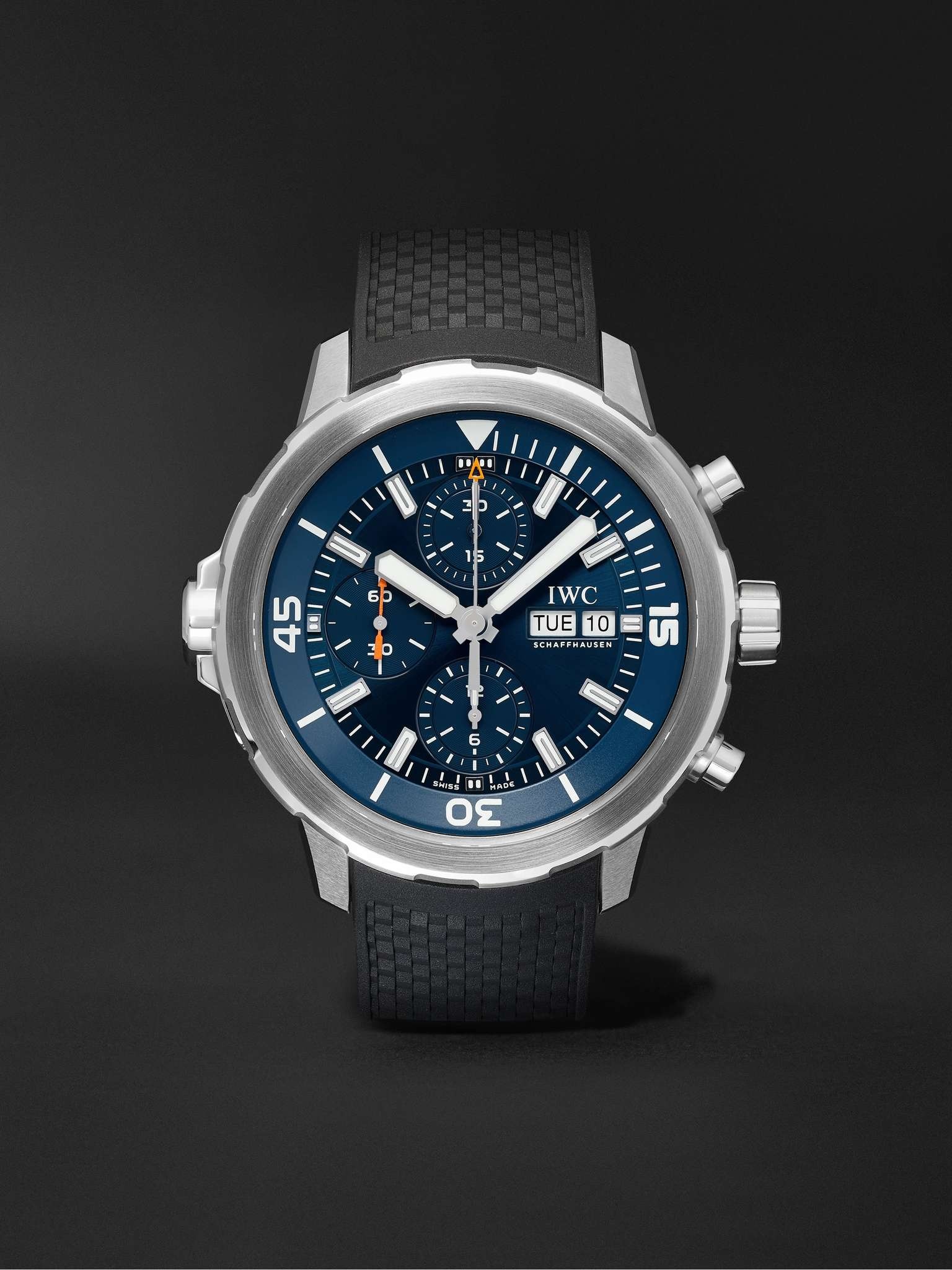 Aquatimer Expedition Jacques-Yves Cousteau Edition Automatic Chronograph 44mm Stainless Steel and Ru - 1