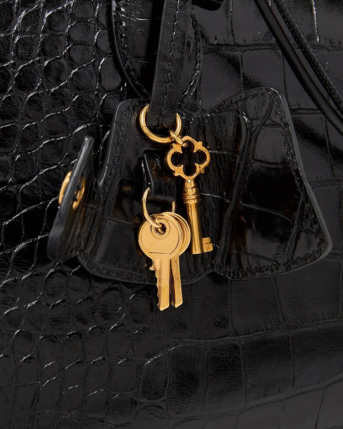 Marlene Croc Embossed Everyday Bag - 7