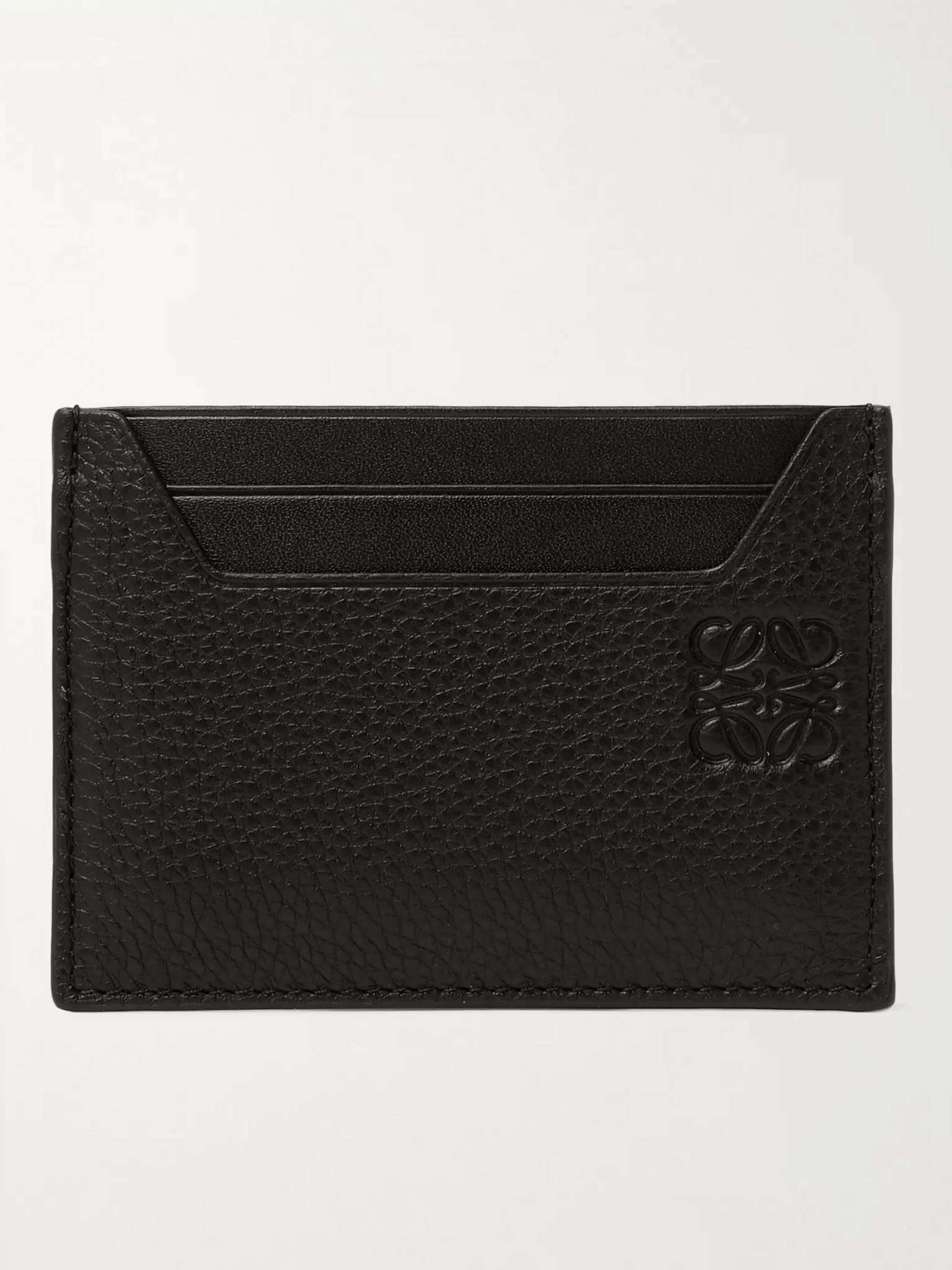 Logo-Debossed Leather Cardholder - 1